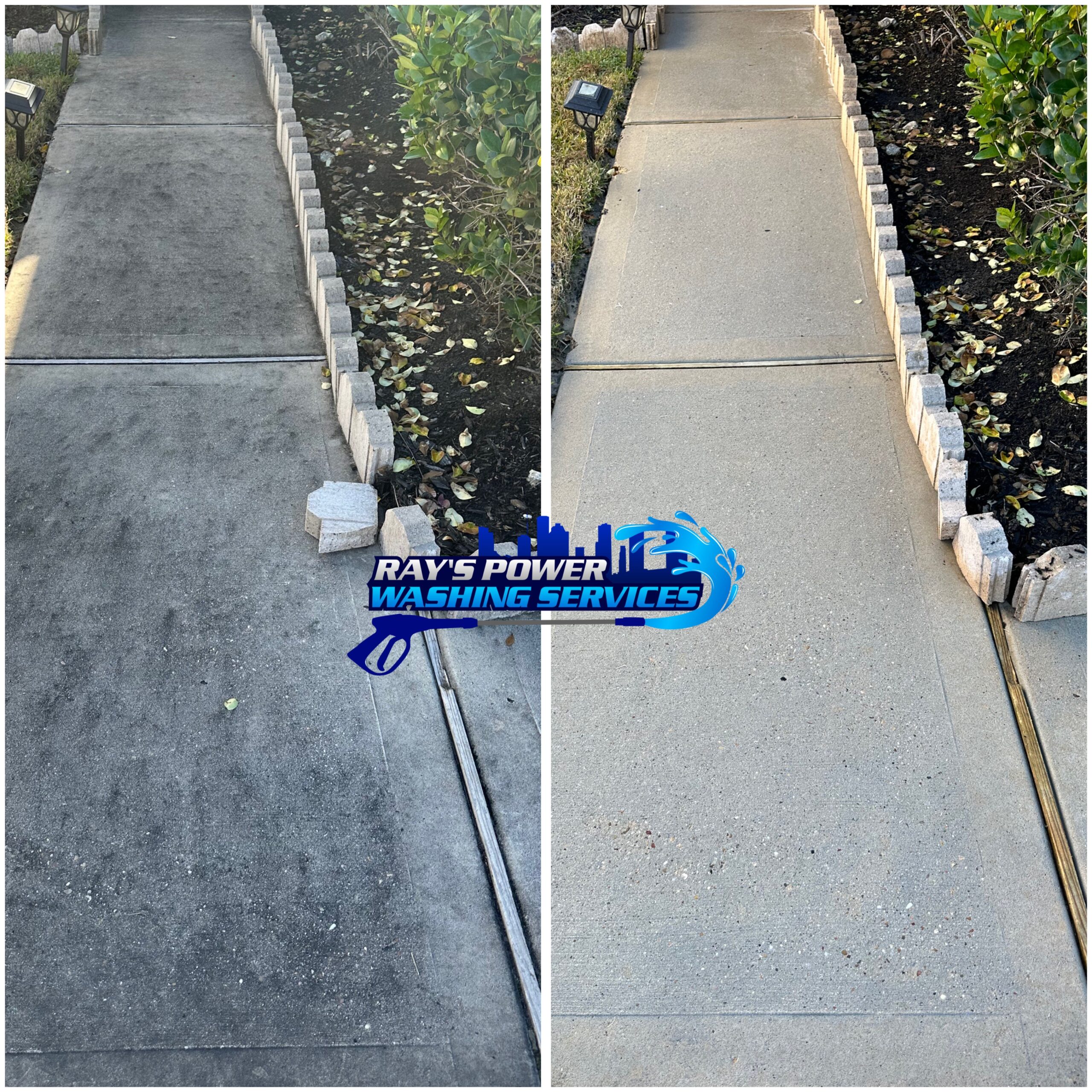 Sidewalk Cleaning in Humble Texas